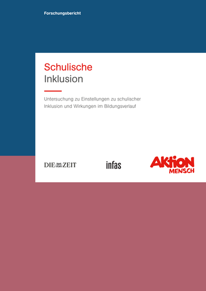 Titelseite der Studie "Schulische Inklusion"