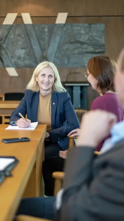 Meike Moog Steffens im Ratssaal